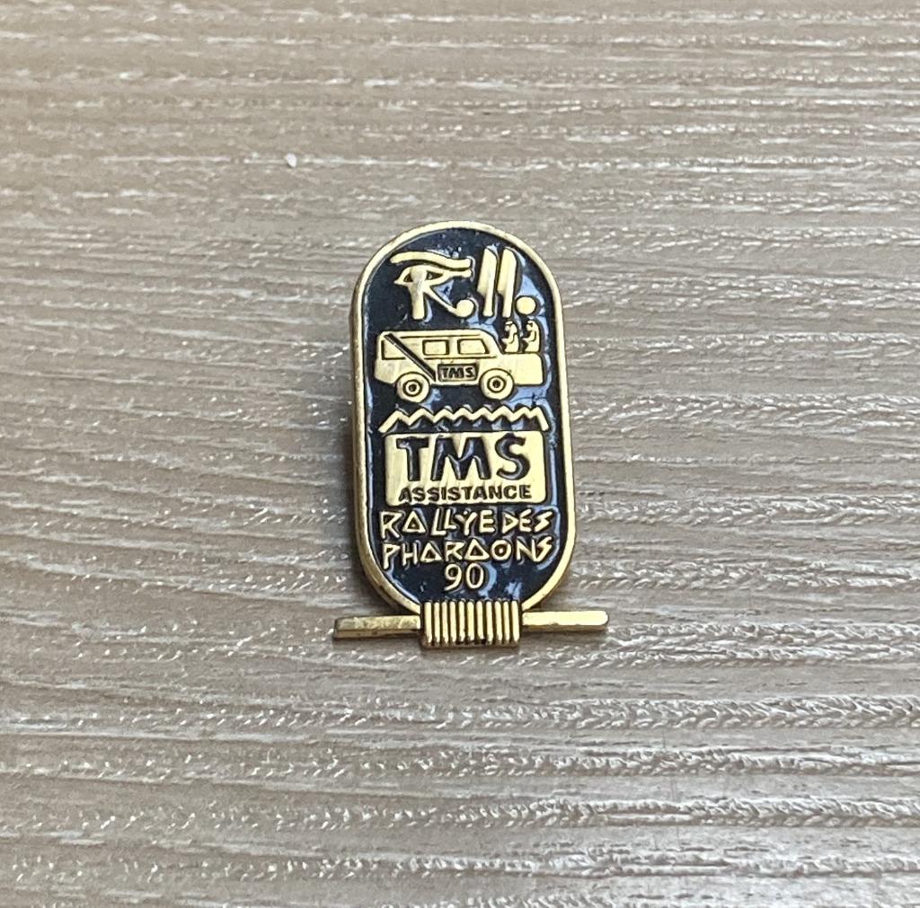 PIN - TMS ASSISTANCE - RALLYE DES PHARAONS - RALLY - EGYPTE, Envoi, Utilisé, Sport, Insigne ou Pin's