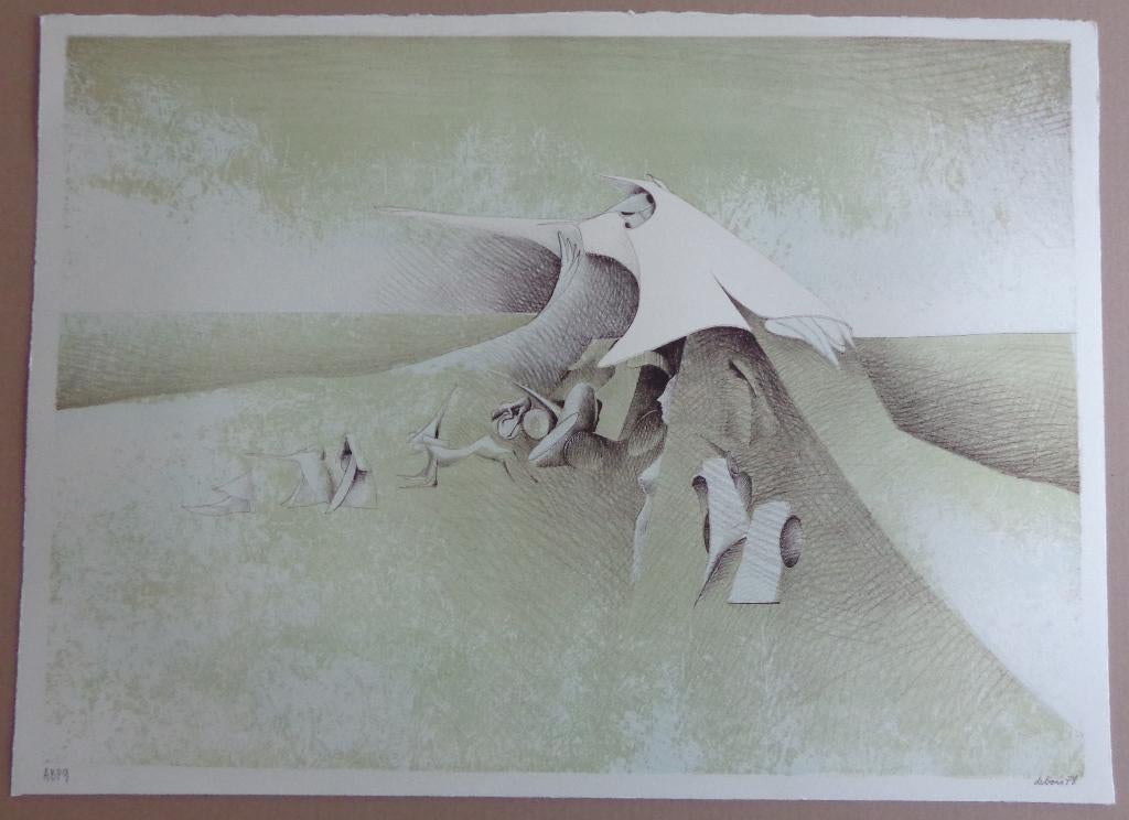 ALBERT DEBOIS / LOT VAN 11 STUKS / KLEURLITHO / 52x73cm SIG, Ophalen of Verzenden