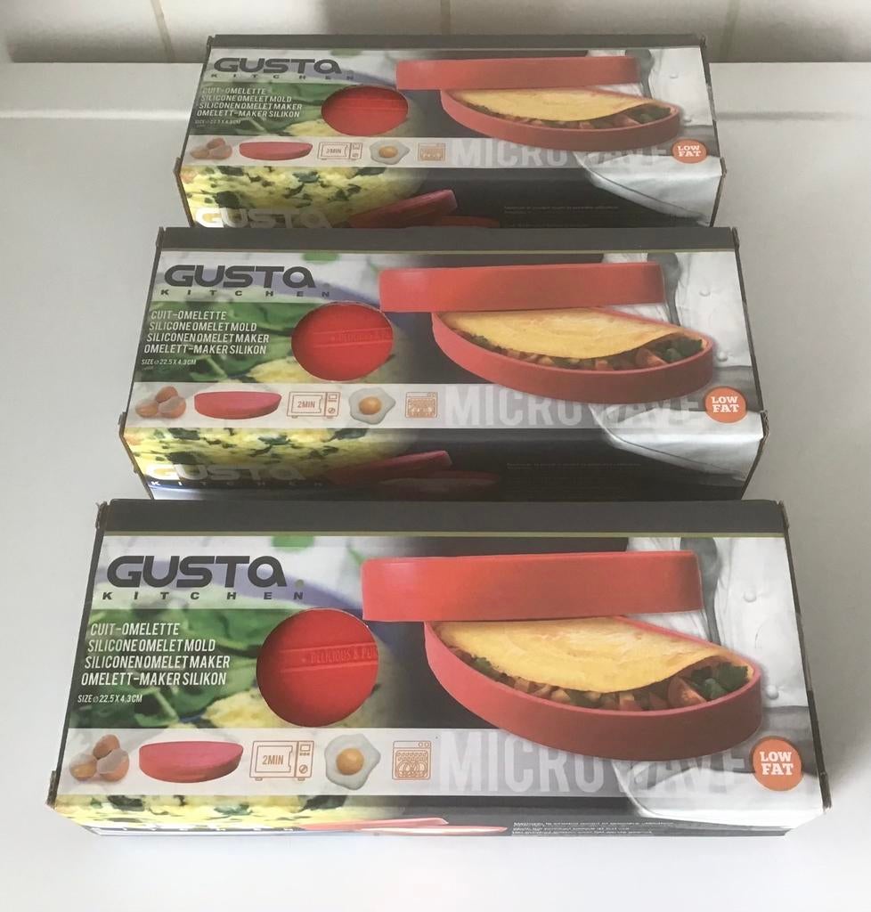 3 X Cuit Omelette " Micro-ondes & Foir ", Maison & Meubles, Enlèvement