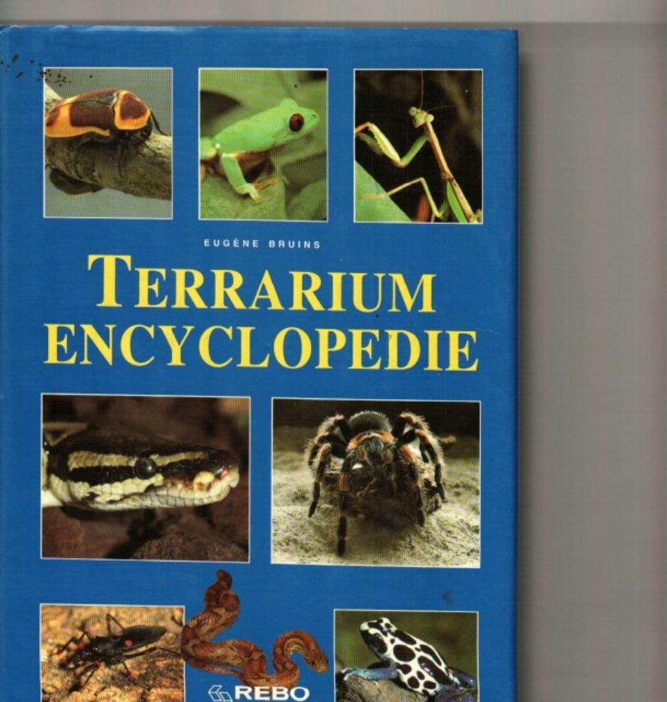 Terrarium encyclopedie Eugene Bruins 320 blz, Ophalen of Verzenden, Zo goed als nieuw, Dieren