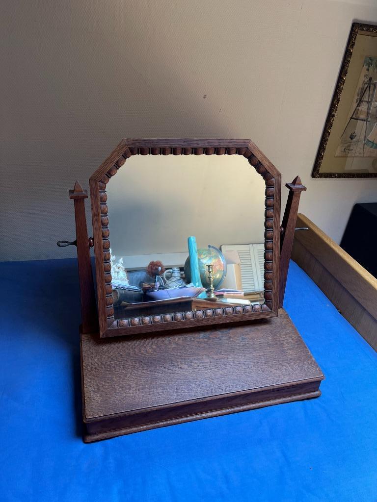 Art Deco kaptafel spiegeltje, Antiek en Kunst, Ophalen
