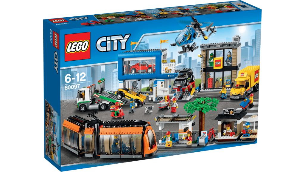 Lego 60097 Stadsplein (2015), Ophalen of Verzenden, Nieuw, Complete set, Lego