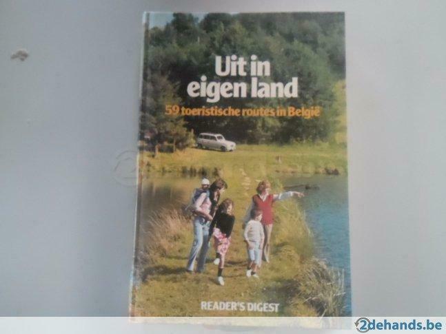 uit in eigen land, 59 toeristische routes in België, Enlèvement ou Envoi, Utilisé, Guide ou Livre de voyage