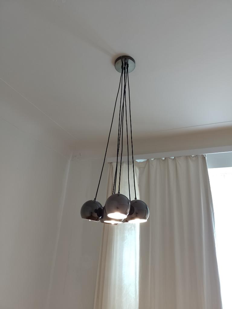 Plafondlamp, Ophalen, Gebruikt, Metaal
