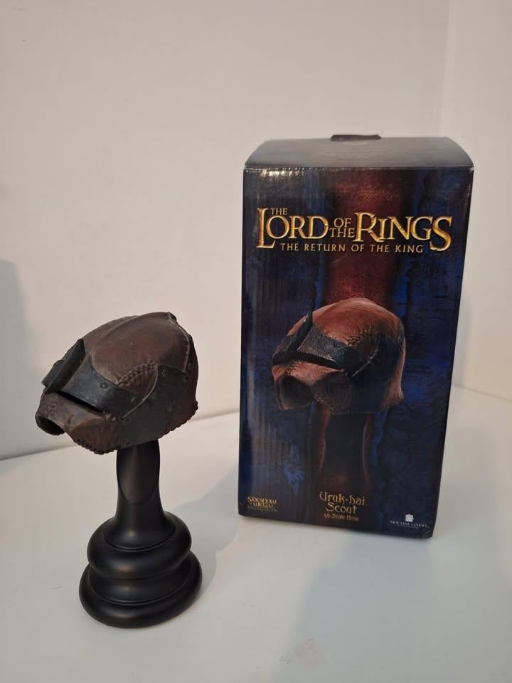 Sideshow WETA Uruk Hai Uruk hai Scout Helm, Verzamelen, Ophalen of Verzenden