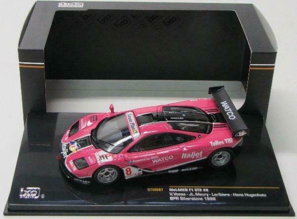 1:43 Ixo McLaren f1 gtr #8 bpr Silverstone 1996 gtm087, Enlèvement ou Envoi, Comme neuf, Voiture