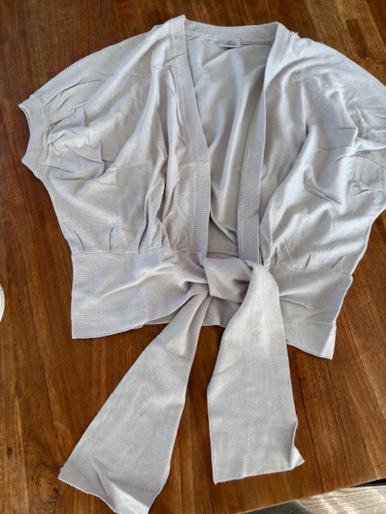 Bolero vintage maat L, Kleding | Dames, Truien en Vesten, Maat 42/44 (L), Ophalen of Verzenden, Zo goed als nieuw, Grijs