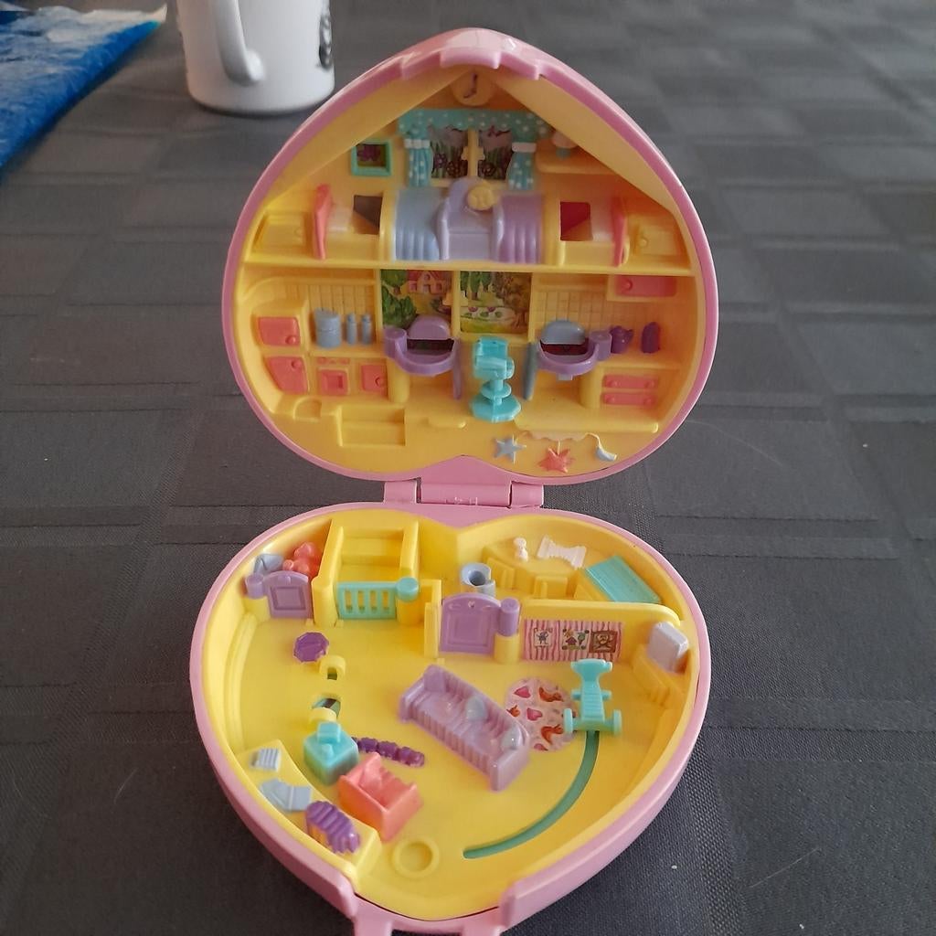 Vintage polly pocket Blue bird speelset "Nursery ", Collections, Jouets, Comme neuf, Enlèvement ou Envoi