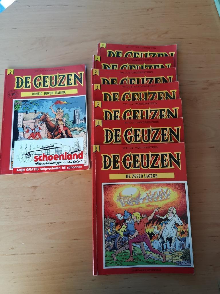 De Geuzen, Boeken, Stripverhalen, Meerdere stripboeken, Ophalen, Gelezen, Willy Vandersteen