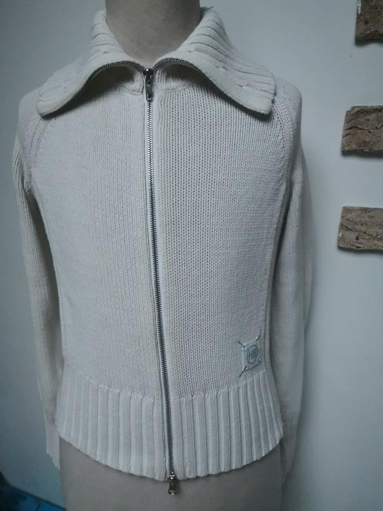 Mooi wit cardigan truitje van Hampton Bays, Kleding | Dames, Ophalen of Verzenden, Zo goed als nieuw, Maat 42/44 (L), Wit