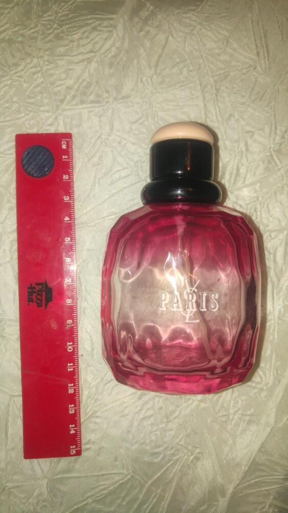 Vintage Flacon parfum paris yves saint laurent vide 125ml F, Ophalen of Verzenden, Gebruikt