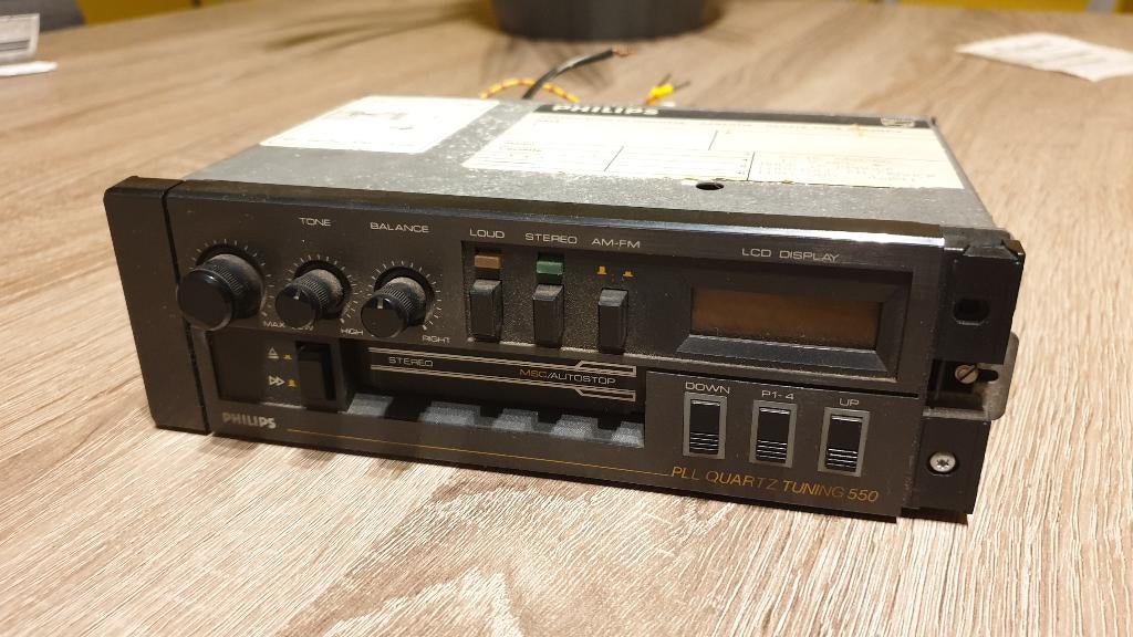Autoradio Philips quartz tuning 550, Auto diversen, Autoradio's, Ophalen, Gebruikt