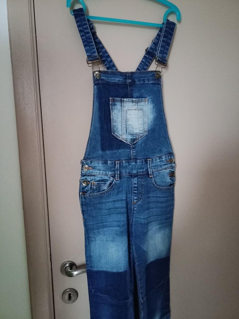 skinny jeans salopette 152-158 Street Model. Nieuwstaat!!, Kinderen en Baby's, Ophalen, Nieuw, Meisje, Broek
