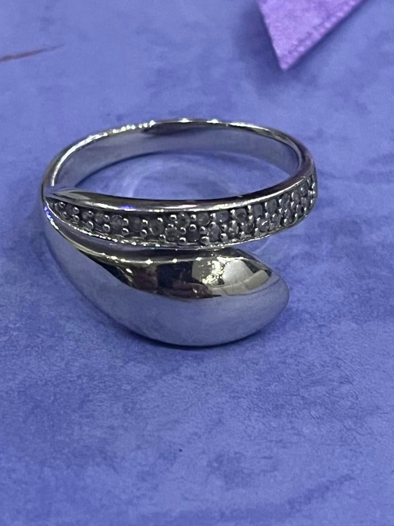 Victoria zilveren ring 925, Handtassen en Accessoires, Ringen, Ophalen of Verzenden, Zo goed als nieuw