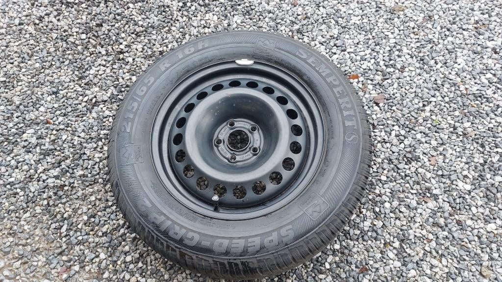 4 Pneus hiver 16 pouces + jantes tôles 5x105 OPEL, Autos : Pièces & Accessoires, Neuf, 16 pouces, Pneu(s), Enlèvement
