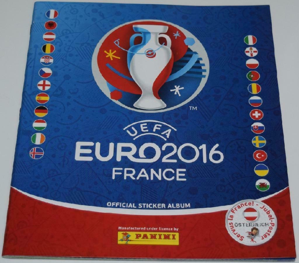 Panini / Euro 2016 France / Leeg album / Oostenrijkse versie, Envoi, Neuf, Affiche, Image ou Autocollant