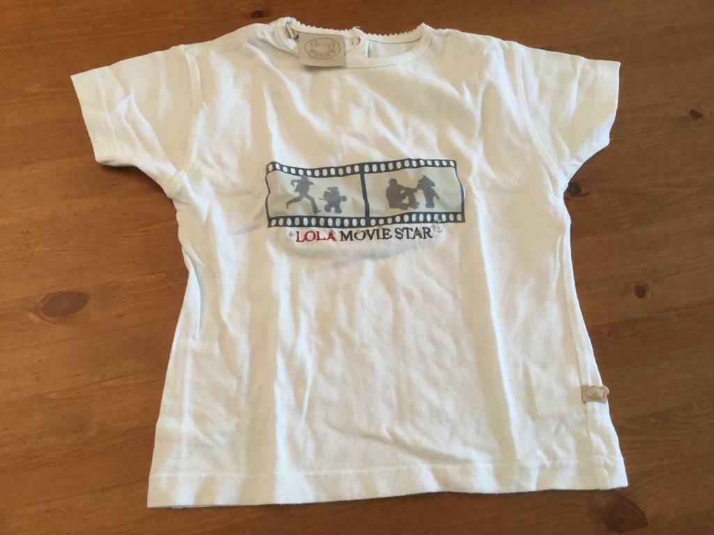 T-shirt 104 fille Noukies, Enlèvement ou Envoi, Utilisé, Fille, Chemise ou À manches longues