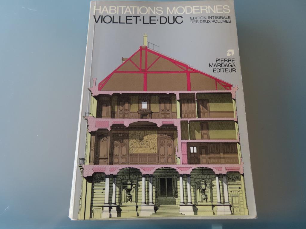 Habitations modernes – E. Viollet-Le-Duc Edition integrale d, Gelezen, Architecten, Ophalen of Verzenden, E. Viollet - Le-Duc