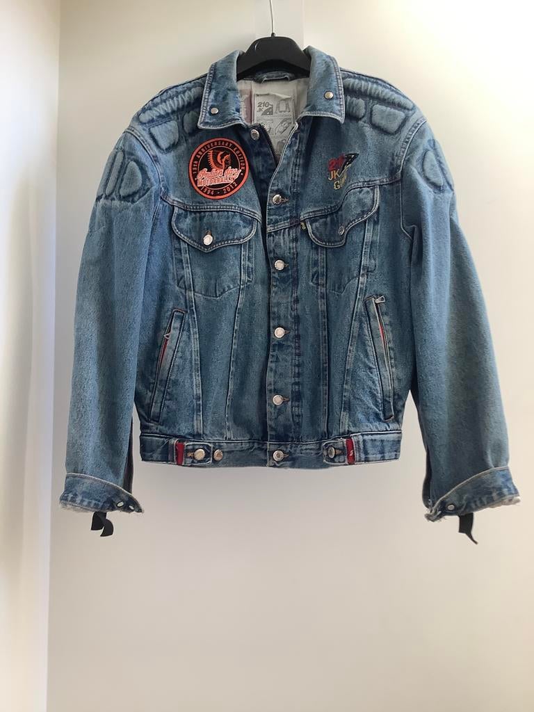 Veste de moto en jean rembourrée Giali 21C, Enlèvement, Seconde main, Manteau | tissu