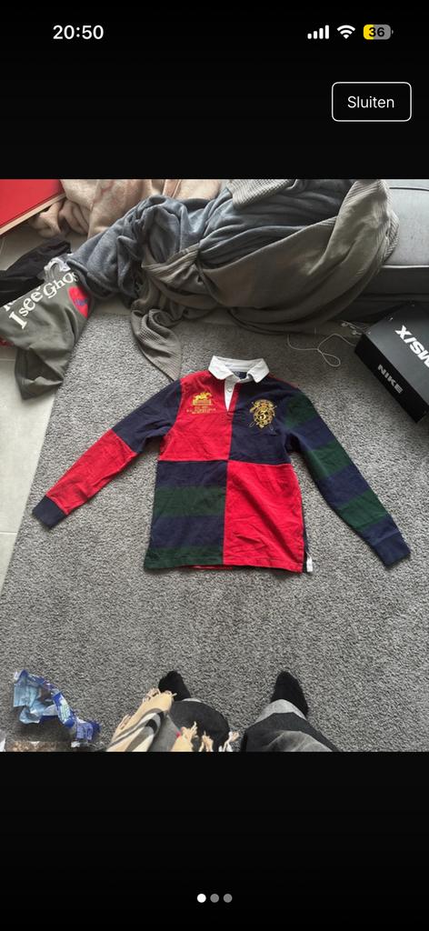 Rugby polo ralph lauren, Ophalen of Verzenden, Zo goed als nieuw, Maat 46 (S) of kleiner, Overige kleuren