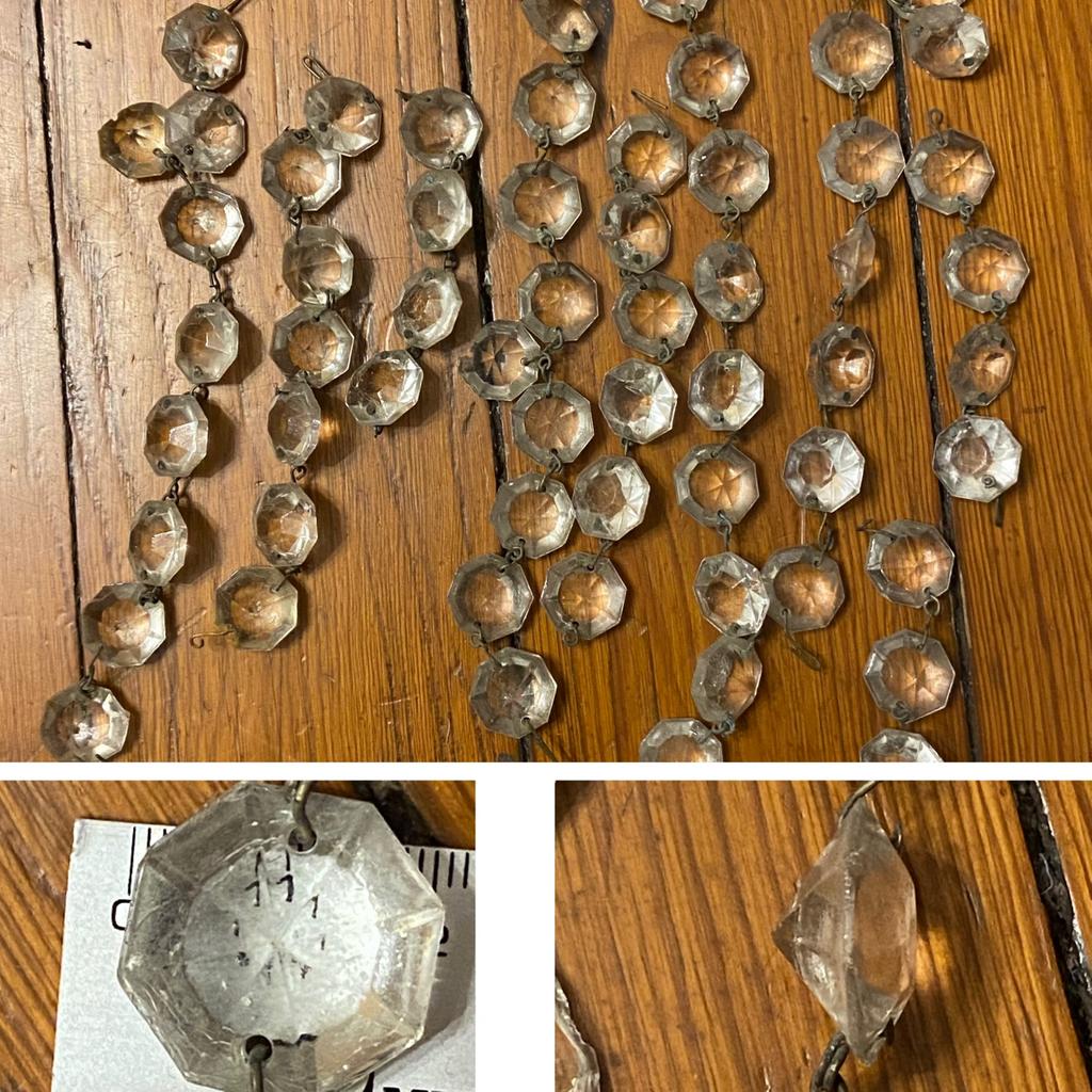 Pendentifs pour lustres, 60 pièces. Prix pour tout., Ophalen of Verzenden