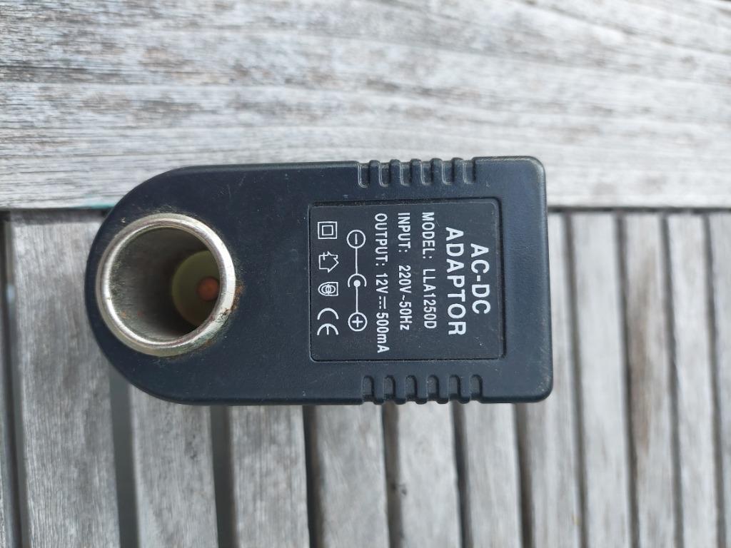 Adaptor 12V voor frigobox, Ophalen of Verzenden, Zo goed als nieuw