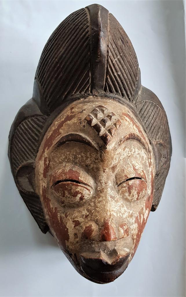 Oud, oud Punu-masker, Ophalen of Verzenden