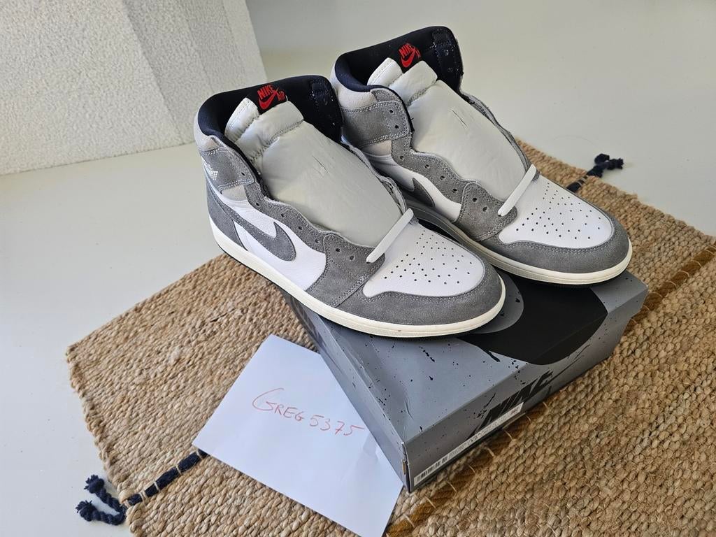 Nike Jordan 1 High - Noir délavé, Neuf, Enlèvement ou Envoi, Autres couleurs, Nike