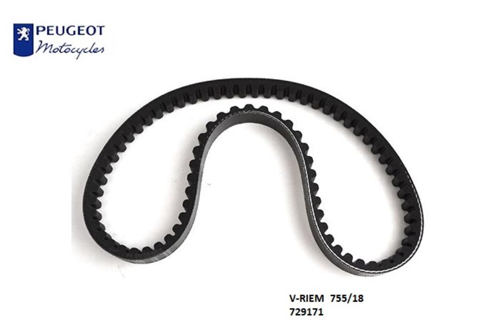V-RIEM 755/18, Verzenden, Zo goed als nieuw, Peugeot
