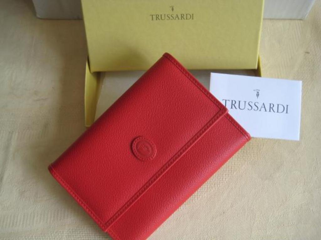 Originele Trussardi portefeuille - nieuw in doos, Handtassen en Accessoires, Ophalen of Verzenden, Nieuw, Rood, Overige merken