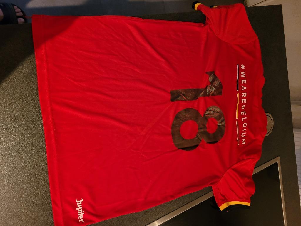voetbal t-shirt rode duivels 2018, Enlèvement ou Envoi, Utilisé, Maillot