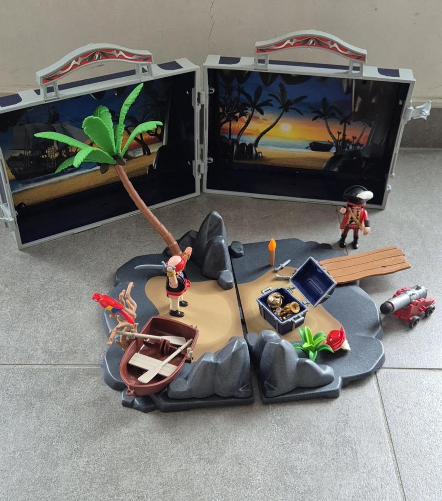 Playmobil piraten koffer leeftijd 4 tem 10 jaar. N 5347, Ophalen of Verzenden, Zo goed als nieuw, Complete set