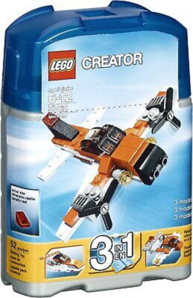 LEGO Basic Model Airport 5762 Mini Plane MET DOOS, Kinderen en Baby's, Speelgoed | Duplo en Lego, Ophalen of Verzenden, Zo goed als nieuw