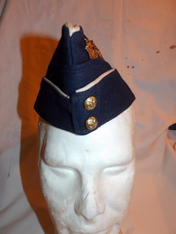 WWII English Royal Army service side cap, Collections, Enlèvement ou Envoi, Armée de terre, Casque ou Béret
