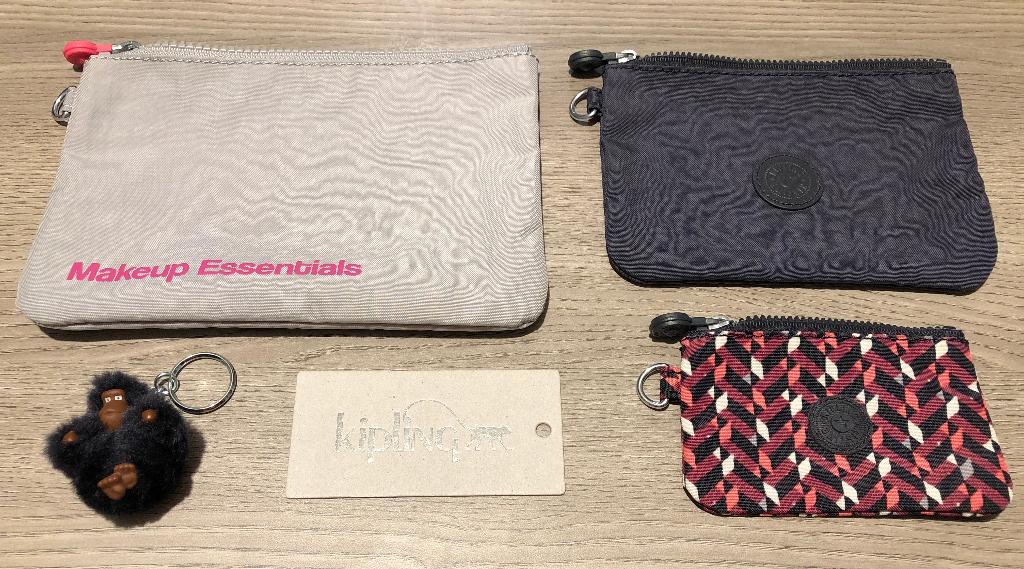 Multifunctionele (toilet)tasjes: 3 stuks van Kipling, Handtassen en Accessoires, Toilettassen, Ophalen of Verzenden, Zo goed als nieuw