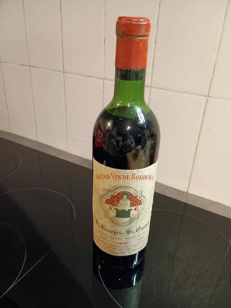 Grand vin de Bordeaux 1966, Collections, Vins, Enlèvement ou Envoi, Vin rouge