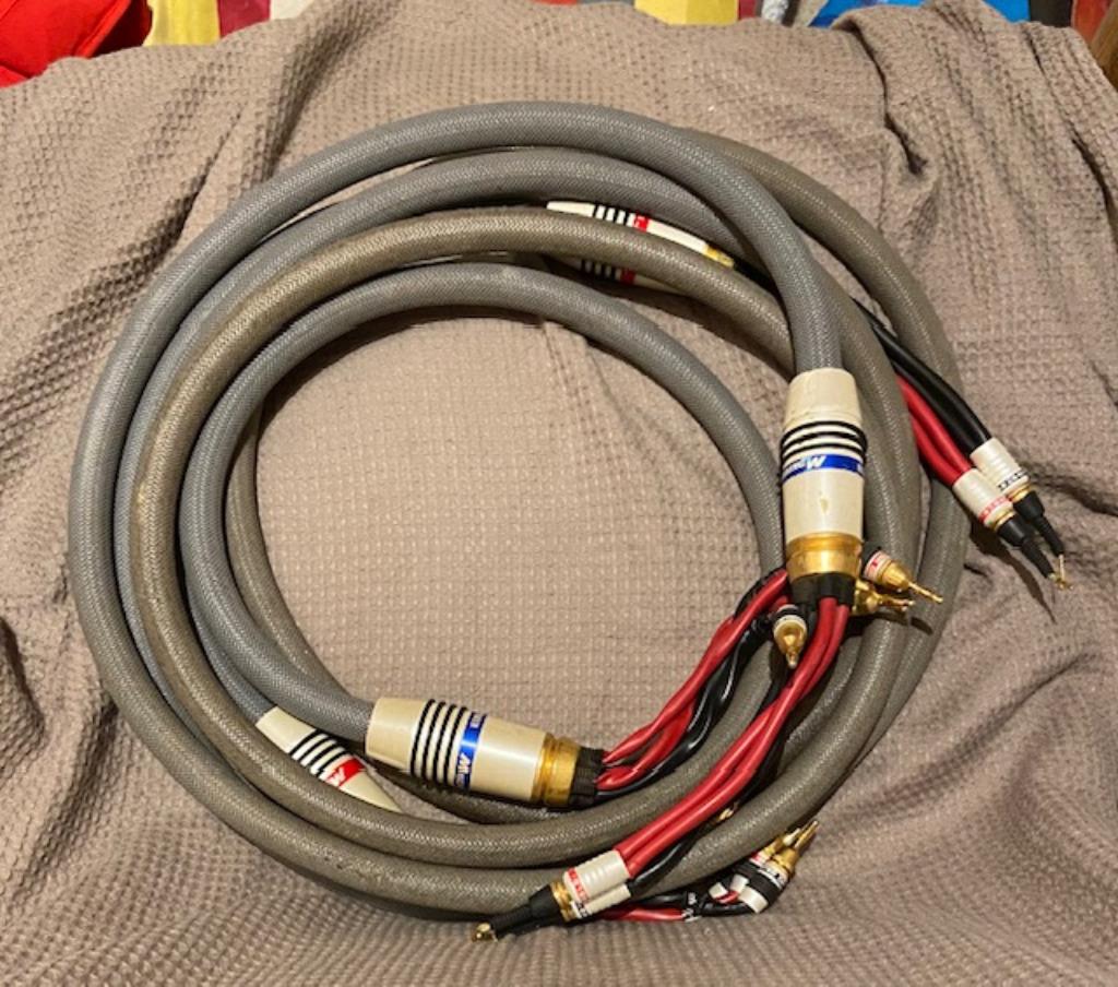 Monster Cable M Series M2.2s Bi-Wire Speaker Cable 3m, Ophalen of Verzenden, Gebruikt, 2 tot 5 meter, Luidsprekerkabel