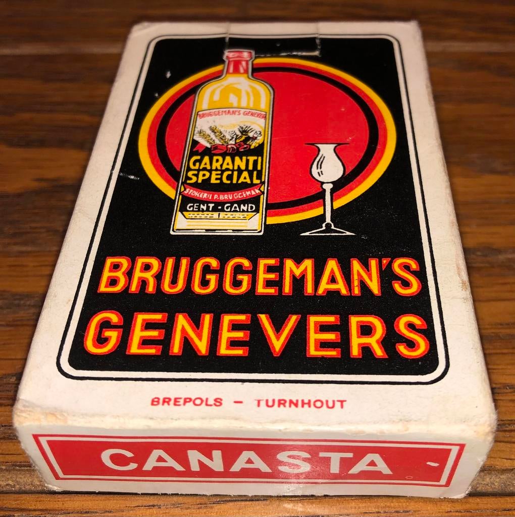 Cartes à jouer vintage et précieuses Genevers de Bruggeman, Collections, Cartes à jouer, Jokers & Jeux des sept familles, Enlèvement ou Envoi