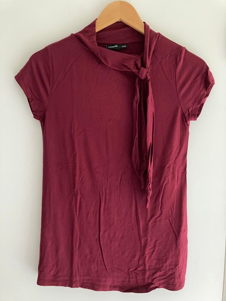 jbc feestelijke zwangerschapstop bordeaux maat S, JBC, Zo goed als nieuw, Maat 36 (S), Rood