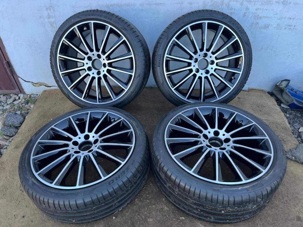 Mercedes C-Class W205 Jantes avec pneus 19', Gebruikt, Banden en Velgen, Personenwagen, Zomerbanden