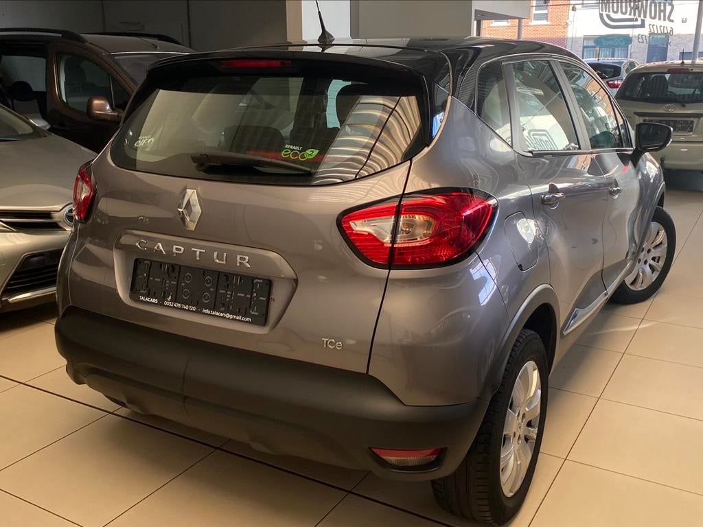 Renault Captur 0.9 TCe **Essence Jantes Airco Garantie 12M**, Auto's, 898 cc, Boordcomputer, Euro 6, Zilver of Grijs