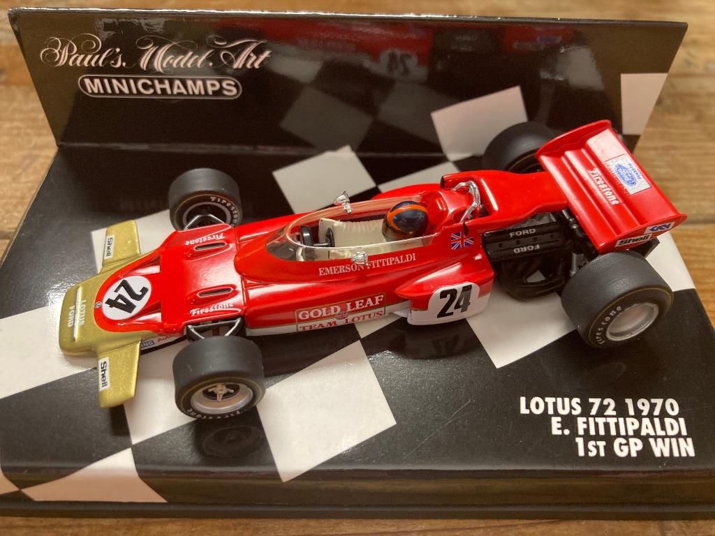 Emerson Fittipaldi 1st GP win 1970 United States GP Lotus, Ophalen of Verzenden, Nieuw, Formule 1