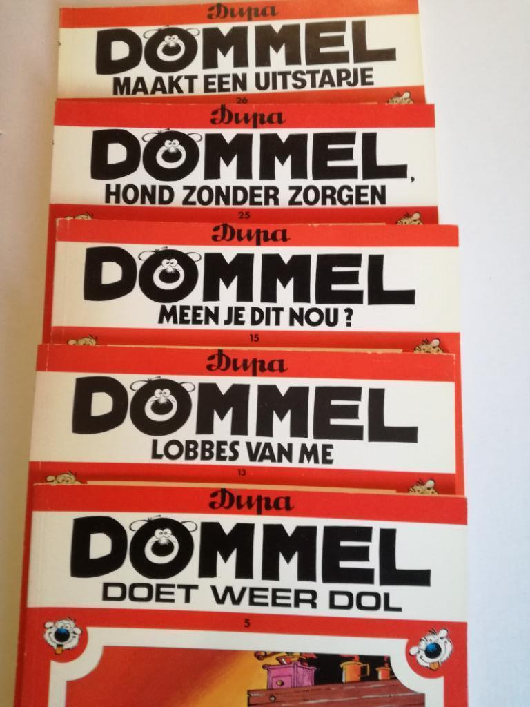 BD Dommel 5, 13, 15, 25, 26 (Cubitus), Enlèvement ou Envoi, Utilisé, Luc Dupanloup Dupa