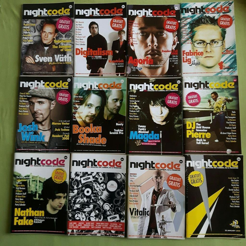 NIGHTCODE MAGAZINES, Verzamelen, Tijdschriften, Kranten en Knipsels, Ophalen of Verzenden, Tijdschrift