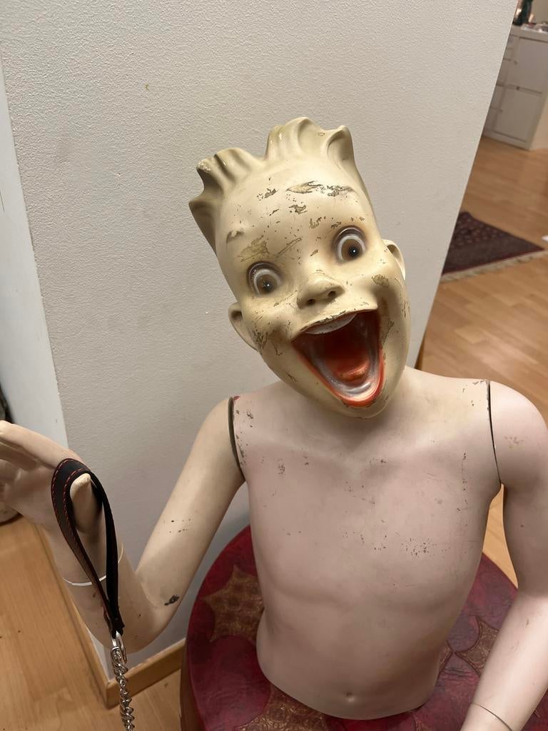 Unieke Vintage Etalagepop – Zeldzaam Verzamelstuk!, Ophalen, Gebruikt