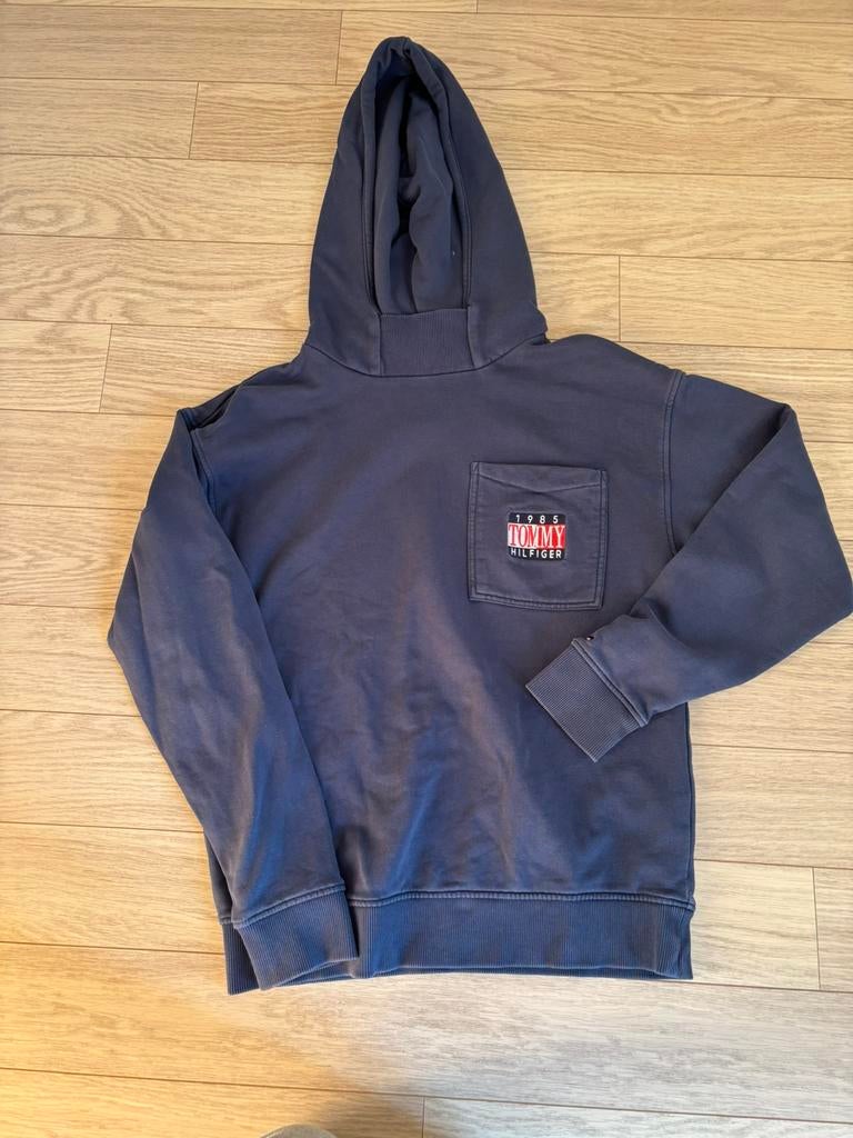 Blauwe hoodie Tommy Hilfiger, Kinderen en Baby's, Gebruikt, Verzenden, Trui of Vest, Tommy Hilfiger