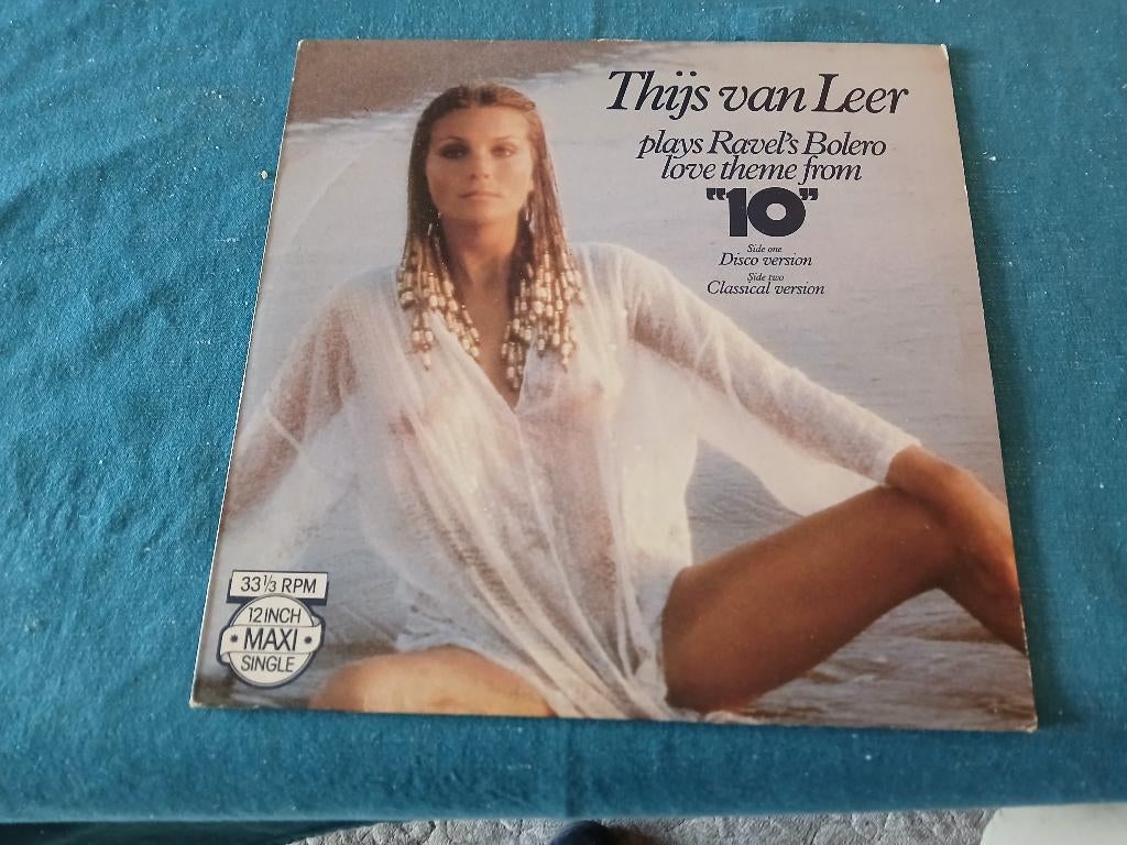 VINYL - MAXI SINGLE - THIJS VAN LEER, Ophalen of Verzenden, Gebruikt, 12 inch, Pop