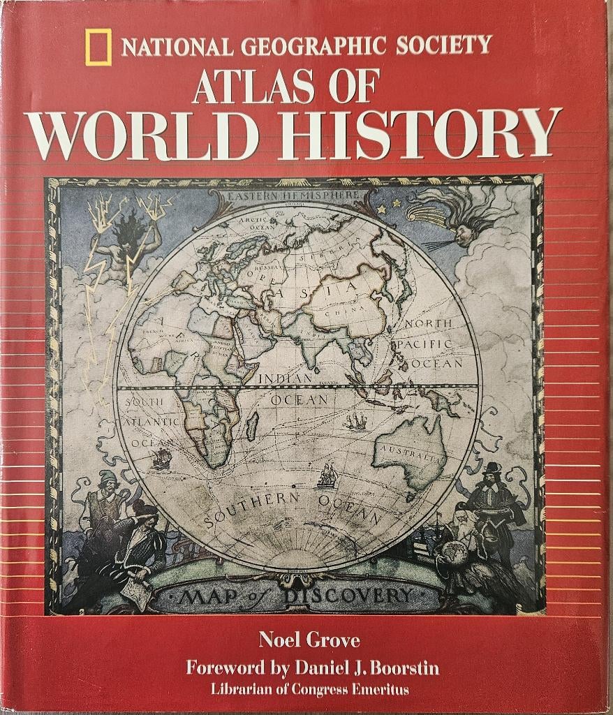 National Geographic Atlas of World History - Noel Grove, Boeken, Ophalen of Verzenden, Gelezen, Noel Grove