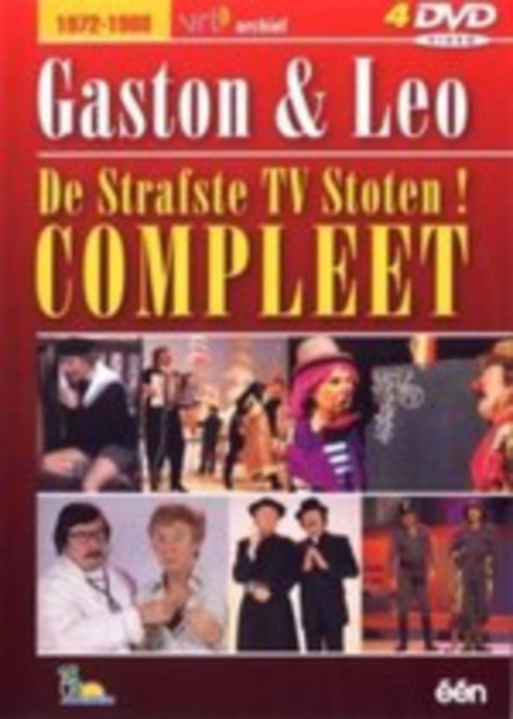 Gaston en leo  de strafste  tv stoten compleet dvd  box, Cd's en Dvd's, Ophalen of Verzenden, Zo goed als nieuw, Tv-programma of Sketches