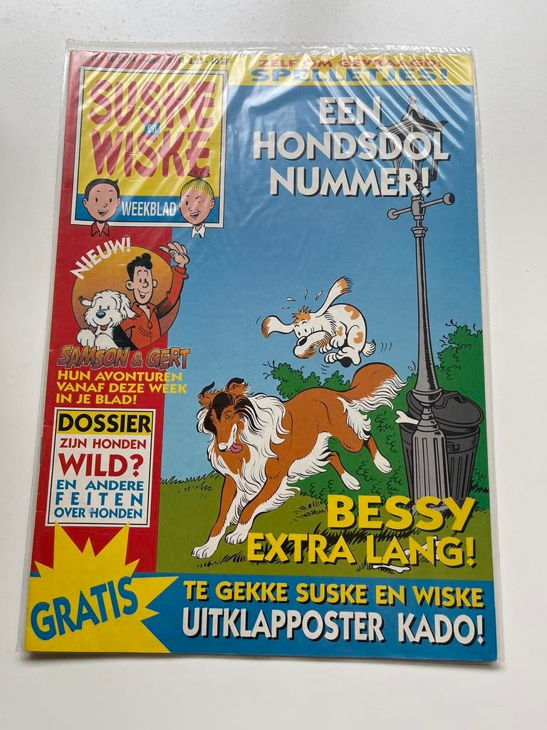 Suske en Wiske weekblad + poster reuzentoren geseald, Boeken, Ophalen of Verzenden